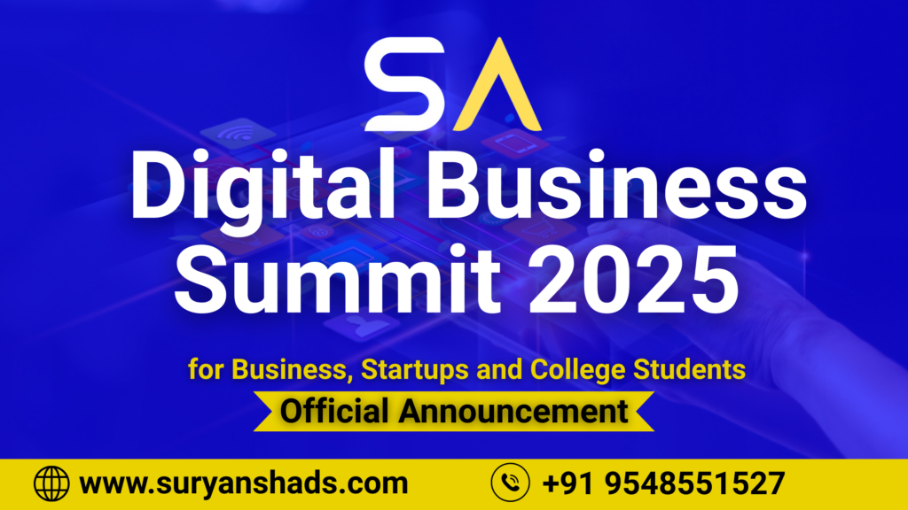 Suryansh Ads Announces SA Digital Business Summit 2025 to Empower the Next Generation of Digital Leaders